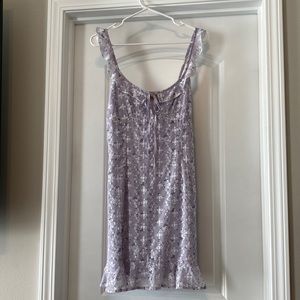 Stella Dallas Lilac Floral Lace Dress